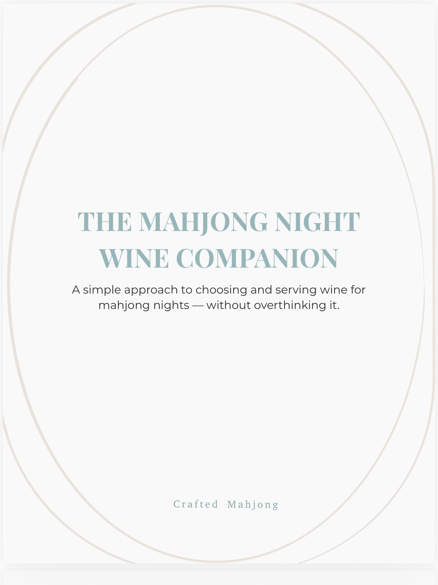 The Mahjong Night Wine Companion