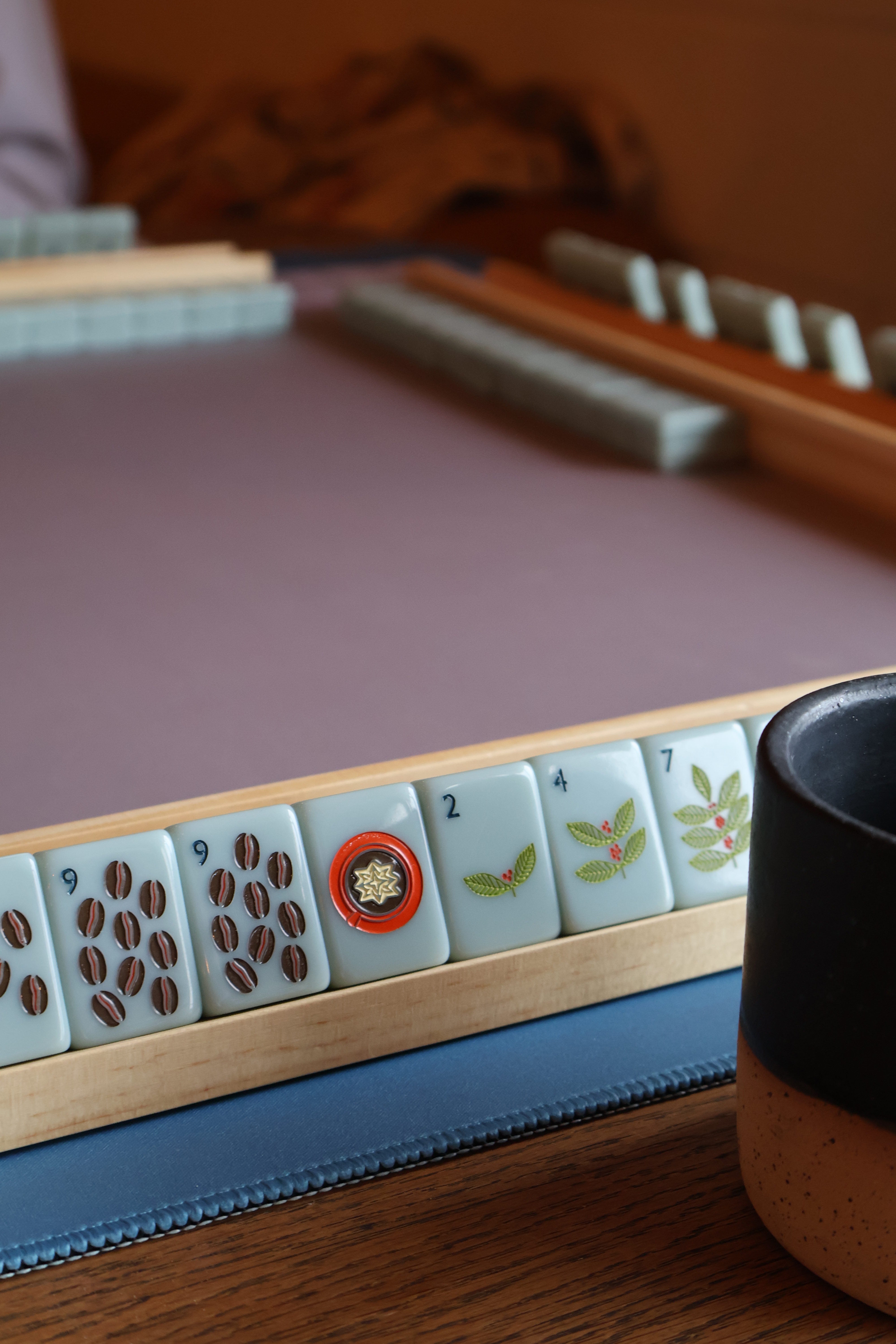 The Coffee Collection in Daybreak | Designer American Mahjong Set